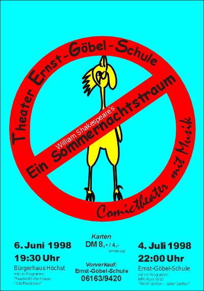 Plakat Sommernachtstraum